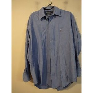 Polo Ralph Lauren Dress Shirt Yarmouth Striped Long Sleeve Mens Size 15.5"-34"L